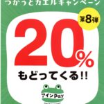 東村山アインPay つかうとカエルキャンペーン第８弾開催